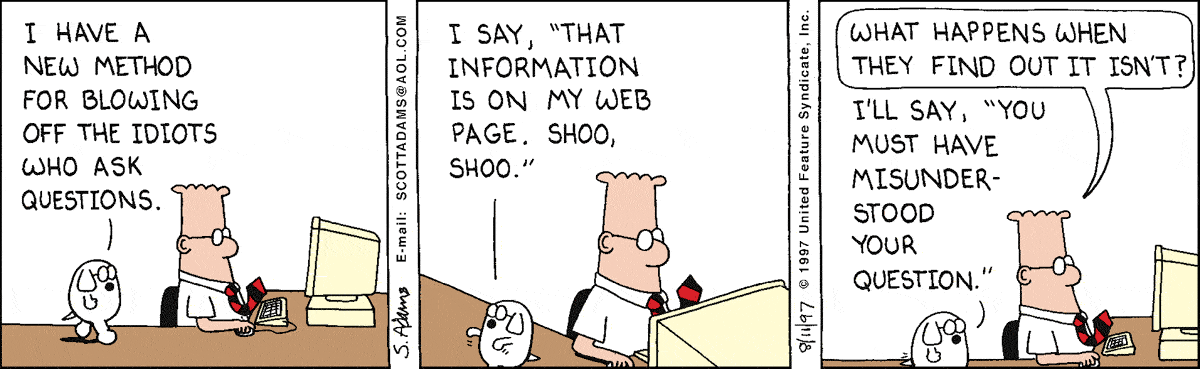 Dilbert Cartoon
